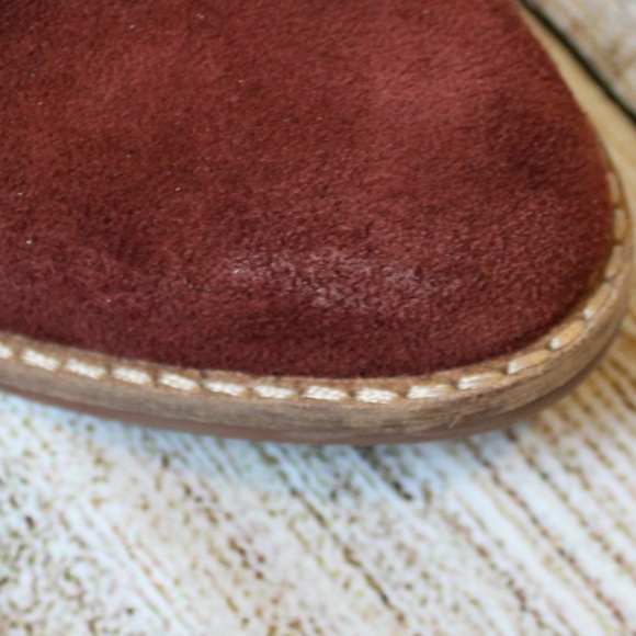 NEW Lucky Fimberly Booties in Sable Rust Suede 7 - Picture 6 of 6